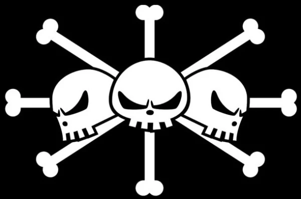 Bandeira pirata — Piratas do Barba Negra